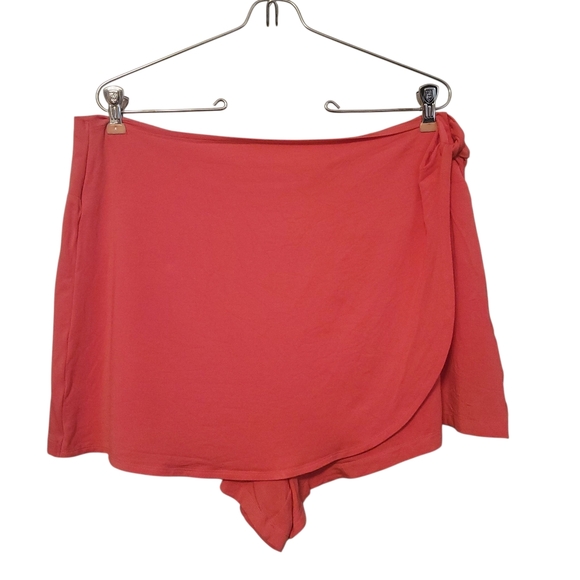 Athleta Womens Activewear Release Wrap Skort Built-in Shorts Size XL Pink - Picture 4 of 10